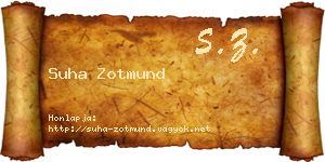 Suha Zotmund névjegykártya